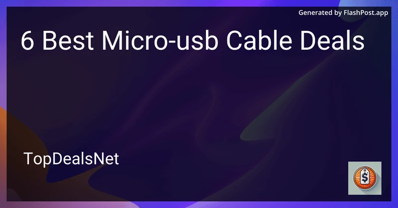 6 Best Micro-USB Cable Deals in 2026 preview
