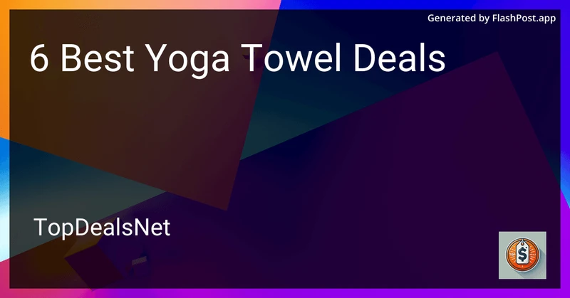 6 Best Yoga Towel Deals in 2026 preview