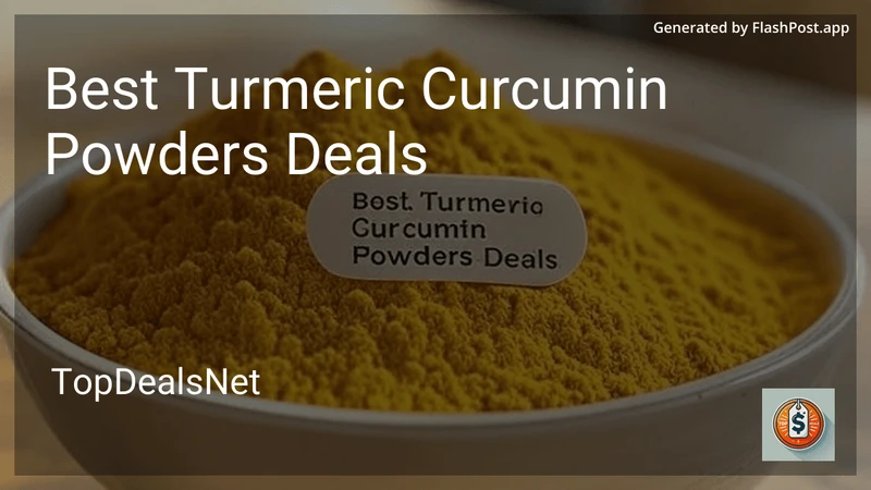 9 Best Turmeric Curcumin Powders Deals in 2026 preview