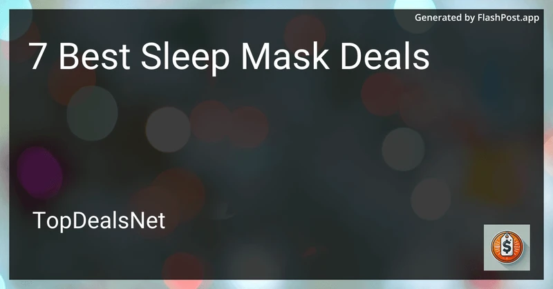 7 Best Sleep Mask Deals in 2026 preview