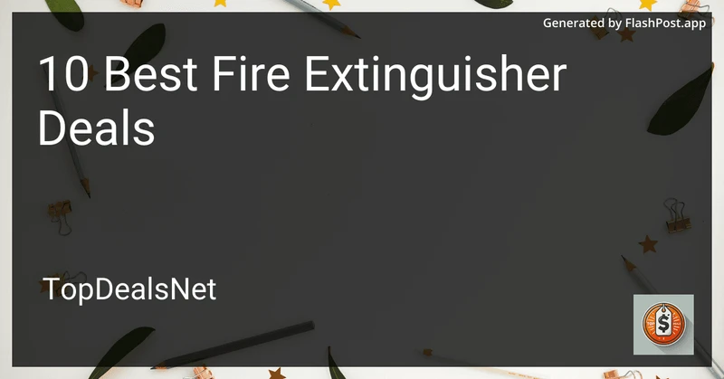10 Best Fire Extinguisher Deals in 2026 preview