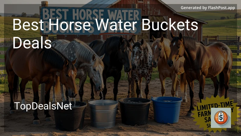 6 Best Horse Water Buckets Deals in 2026 preview
