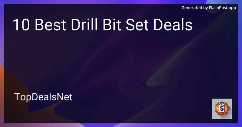 10 Best Drill Bit Set Deals in 2026 preview