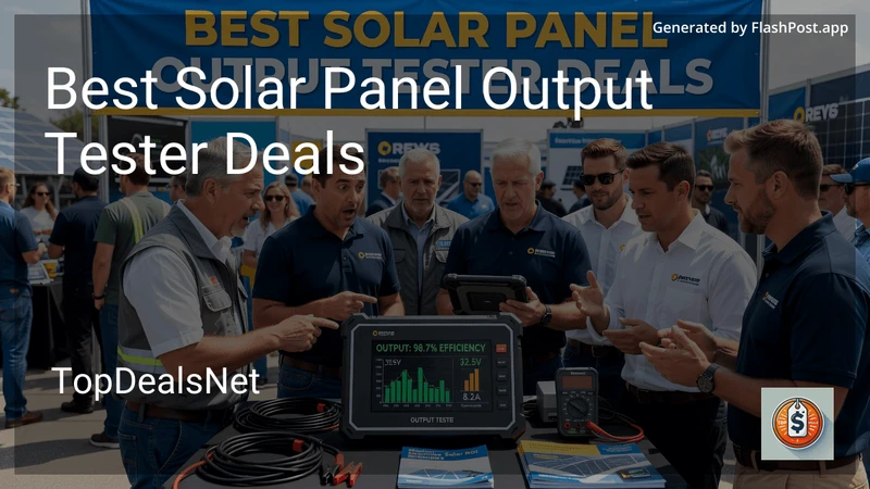 10 Best Solar Panel Output Tester Deals in 2026 preview