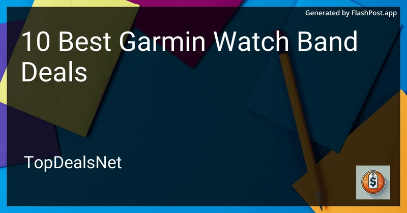 10 Best Garmin Watch Band Deals in 2026 preview