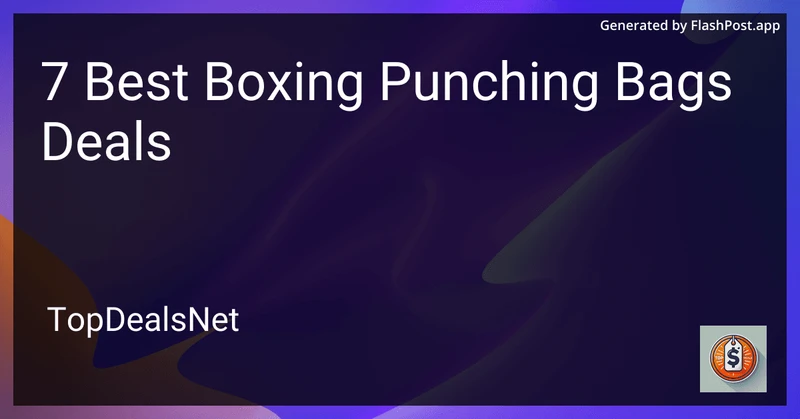 7 Best Boxing Punching Bags Deals in 2026 preview