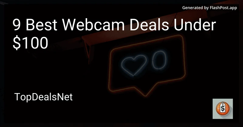 9 Best Webcam Deals Under $100 in 2026 preview