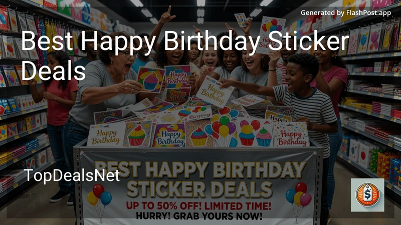 10 Best Happy Birthday Sticker Deals in 2026 preview