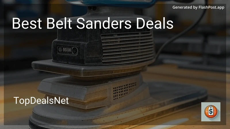 5 Best Belt Sanders Deals in 2026 preview
