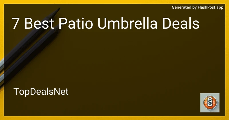 7 Best Patio Umbrella Deals in 2026 preview