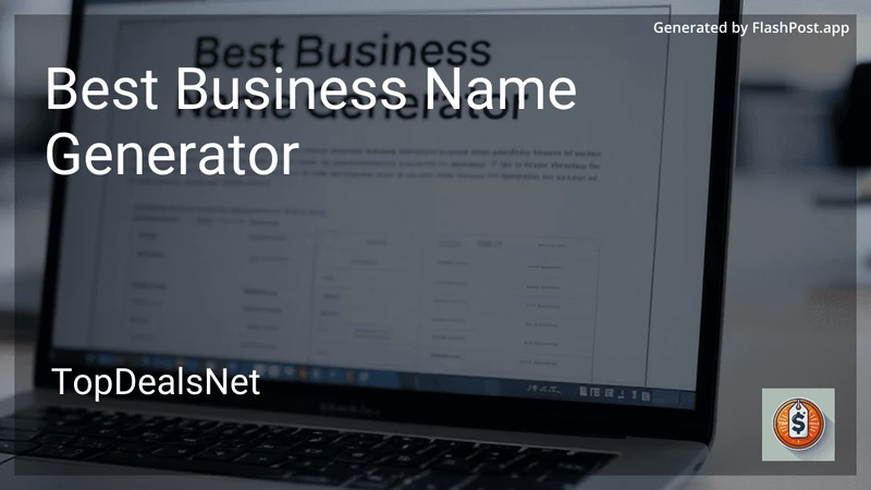 4 Best Business Name Generator in 2026 preview