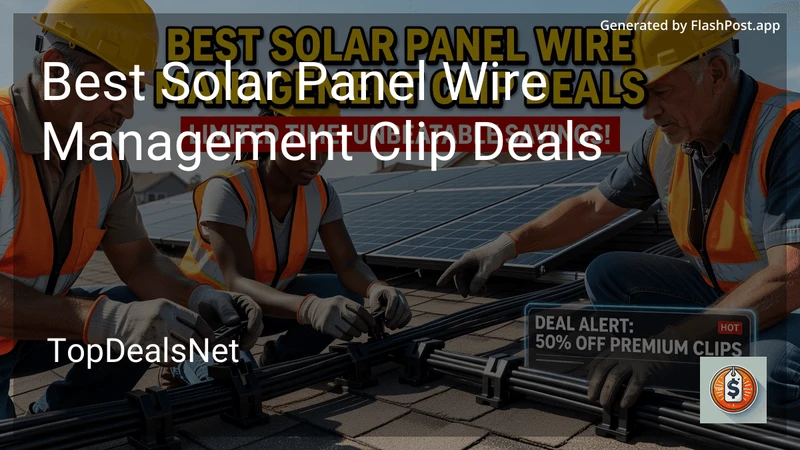 6 Best Solar Panel Wire Management Clip Deals in 2026 preview