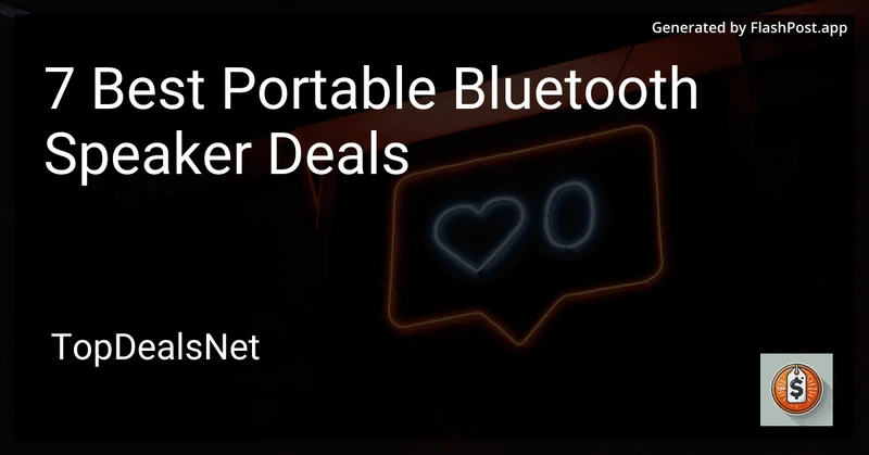 7 Best Portable Bluetooth Speaker Deals in 2026 preview
