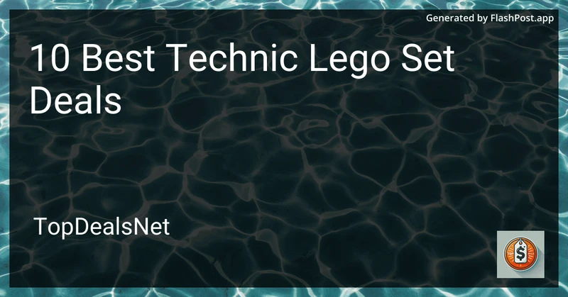 10 Best Technic Lego Set Deals in 2026 preview