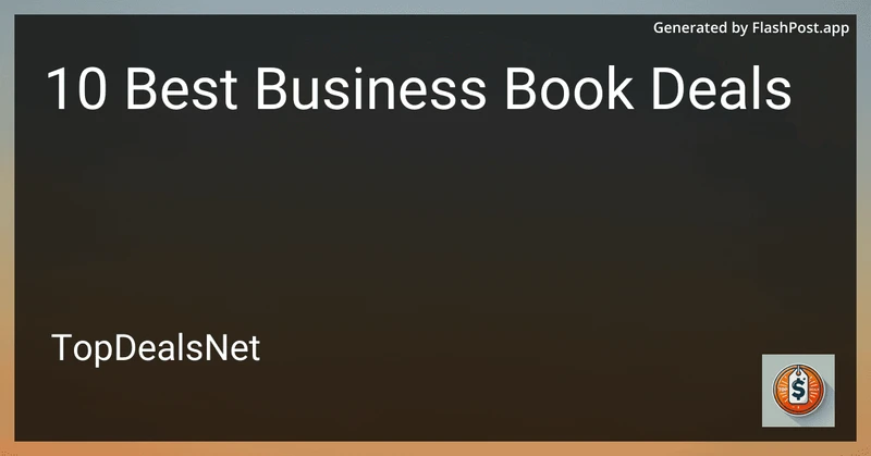 10 Best Business Book Deals in 2026 preview