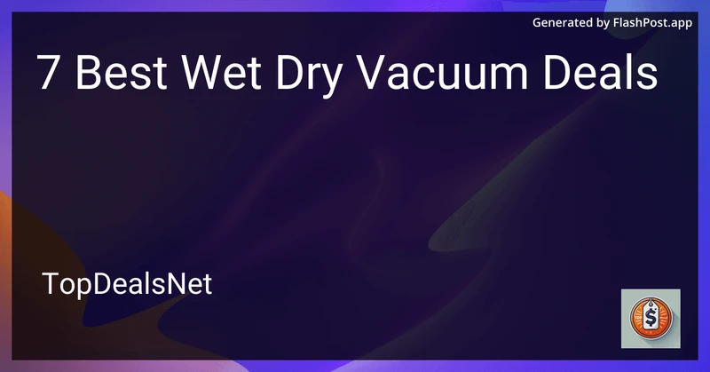 7 Best Wet Dry Vacuum Deals in 2026 preview