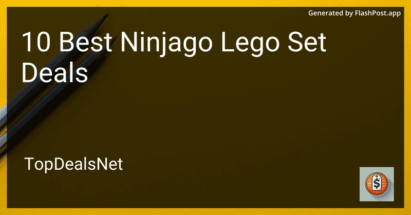 10 Best Ninjago Lego Set Deals in 2026 preview