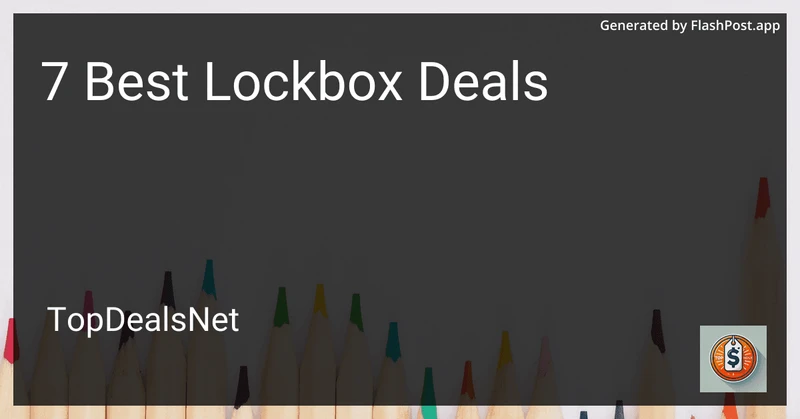 6 Best Lockbox Deals in 2026 preview