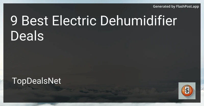 9 Best Electric Dehumidifier Deals in 2026 preview