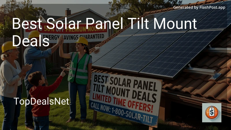 9 Best Solar Panel Tilt Mount Deals in 2026 preview