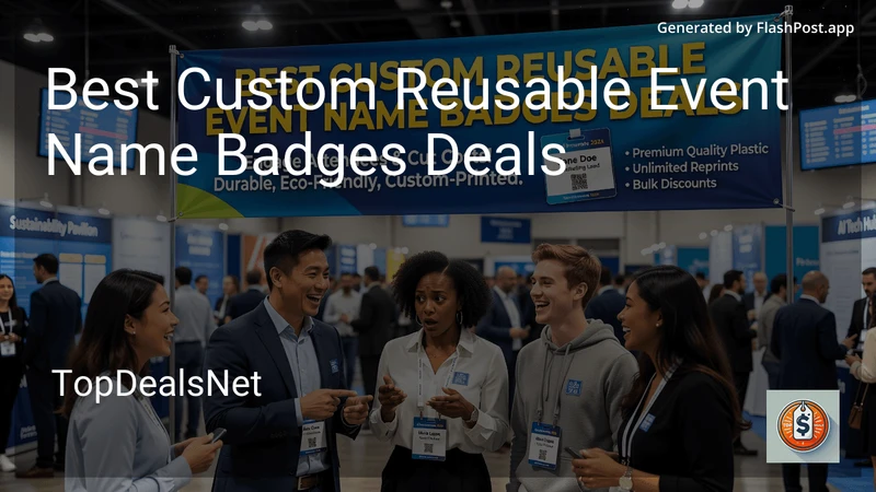 8 Best Custom Reusable Event Name Badges Deals in 2026 preview