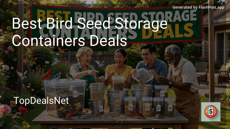 6 Best Bird Seed Storage Containers Deals in 2026 preview