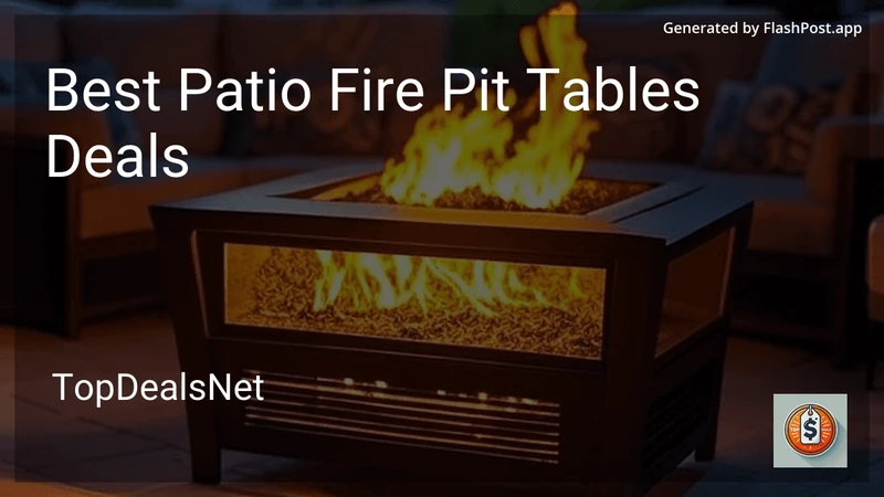 6 Best Patio Fire Pit Tables Deals in 2026 preview