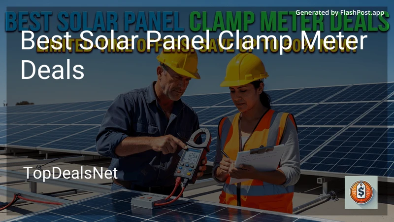 6 Best Solar Panel Clamp Meter Deals in 2026 preview