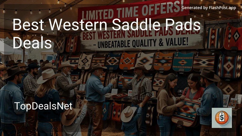6 Best Western Saddle Pads Deals in 2026 preview