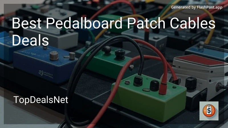 9 Best Pedalboard Patch Cables Deals in 2026 preview