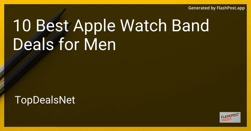 10 Best Apple Watch Band Deals for Men in 2026 preview
