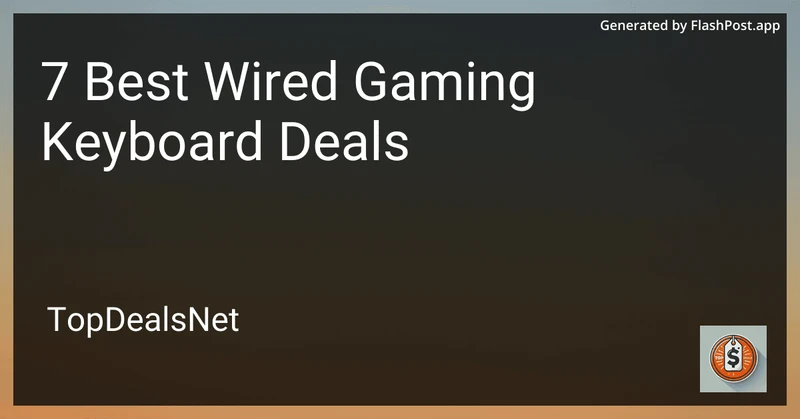 7 Best Wired Gaming Keyboard Deals in 2026 preview