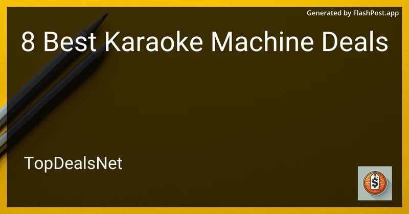 8 Best Karaoke Machine Deals in 2026 preview
