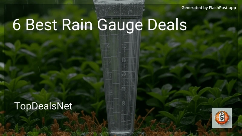 6 Best Rain Gauge Deals in 2026 preview