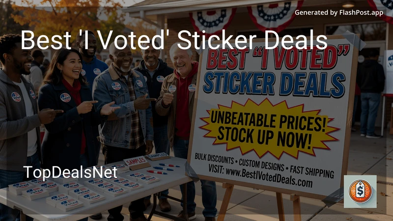 8 Best 'I Voted' Sticker Deals in 2026 preview