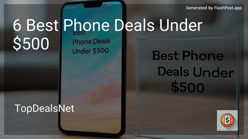 6 Best Phone Deals Under $500 in 2026 preview